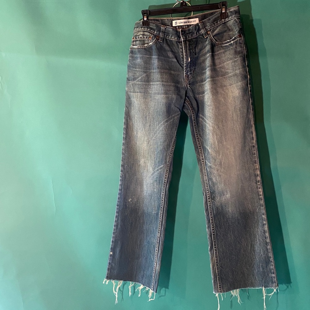 GAP LOW RISE BOOT FIT JEANS BLUE 100% COTTON 30x32
